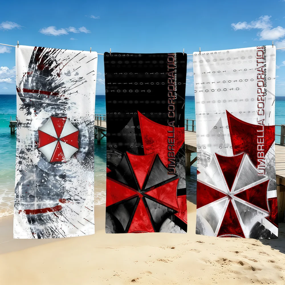 

R-Resident E-Evil-ES Games Towel For Outdoor Camping Beach Towel Super Absorbent Quick-Drying Summer Towel