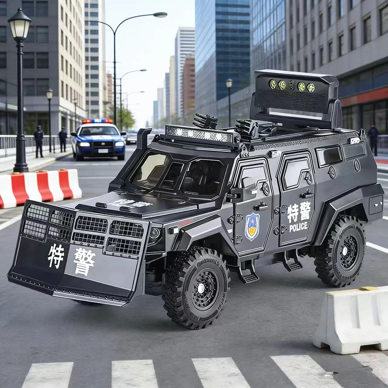 

1:24 сплав дисперсированный противовзрывной автомобиль металлический бронированный литой под давлением танк модель автомобиля звук и свет моделирование детская игрушка в подарок