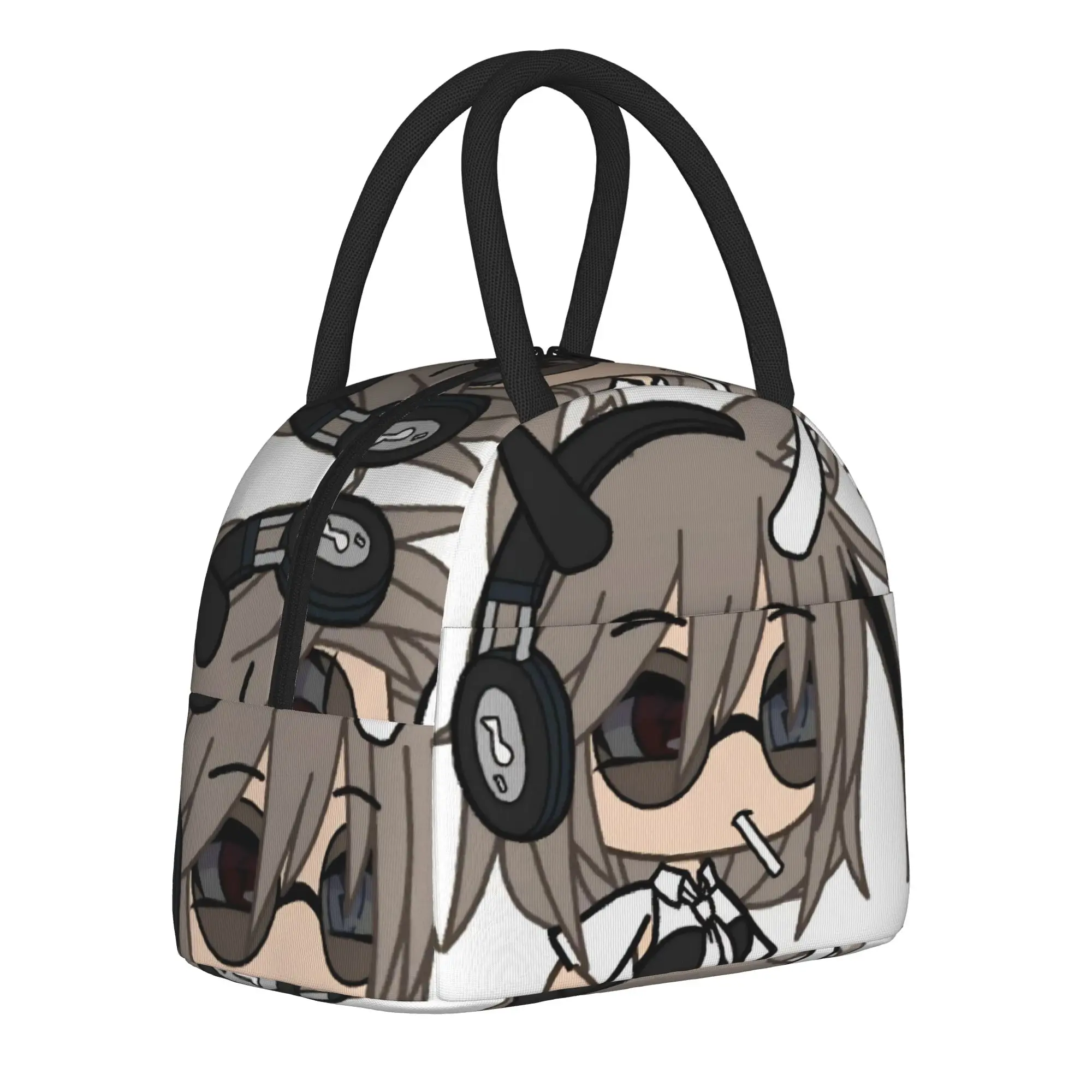 Insulated Lunch Box Gacha Life Cartoon Accessories  Food Box Unique Design Thermal Cooler Bento Box For School