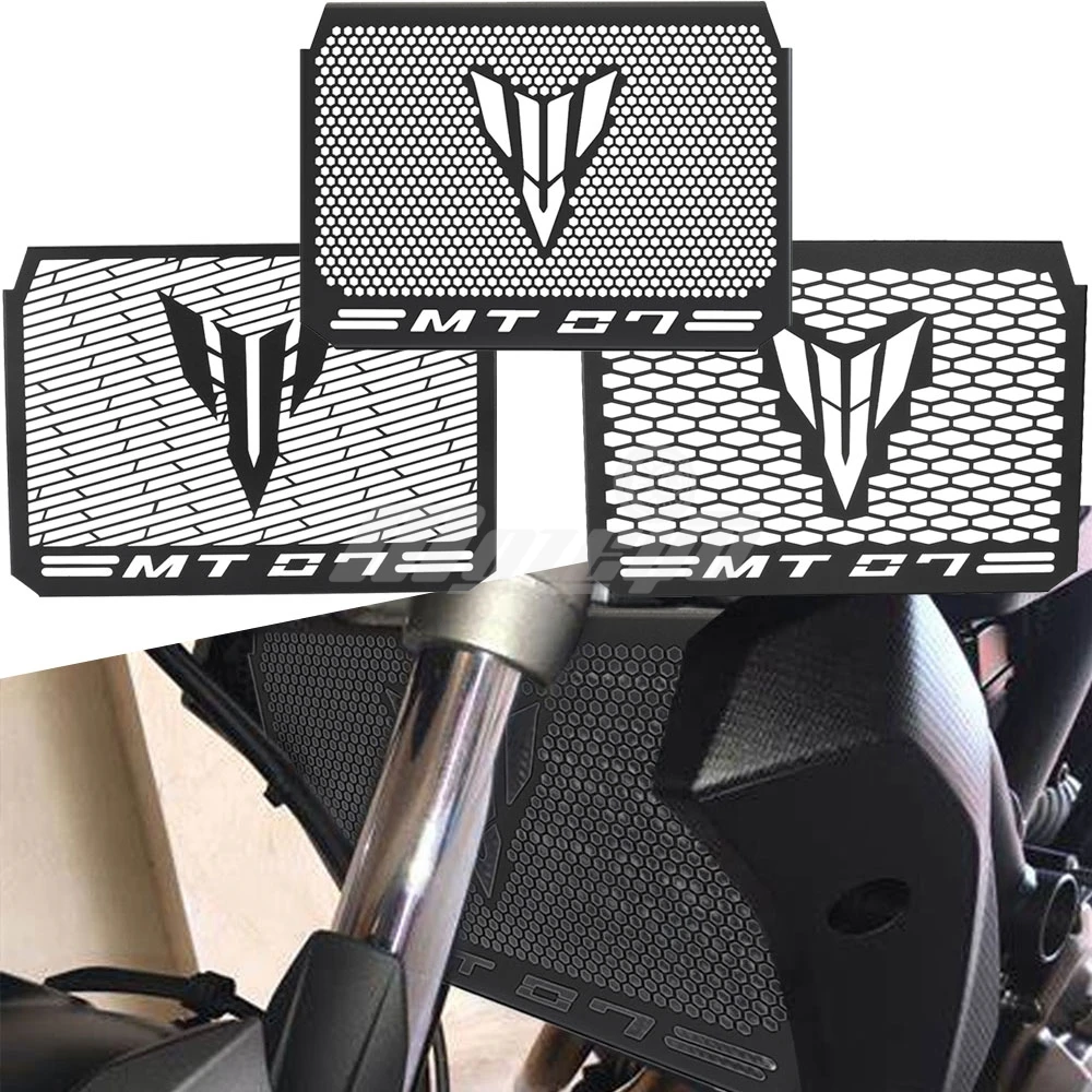 

For Yamaha MT07 MT 07 MT-07 2018-2019-2020-2021-2022-2023 Motorcycle Accessories Aluminum Radiator Grille Guard Cover Protector