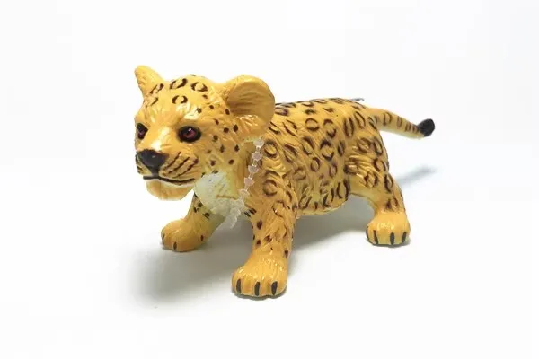 pvc  figure model toy  little  leopard   threeA  out of  print