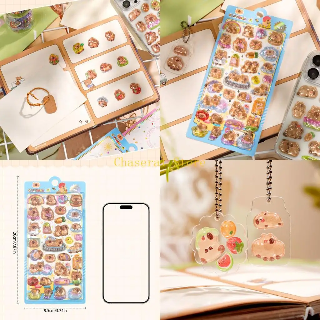 E7CE Colorful Crystal Sticker Safe And Easy To Use For Kids Arts Learning Activities