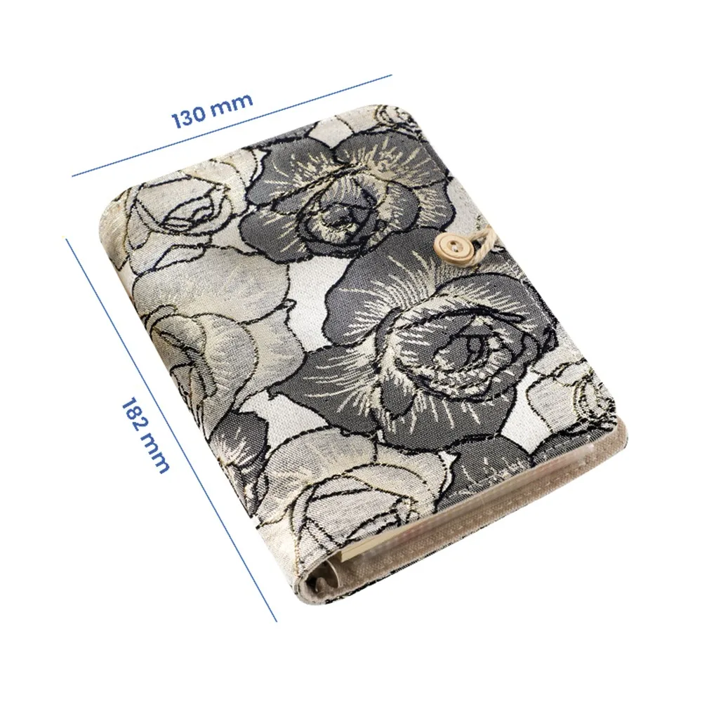 

Save Money 100 Envelopes Money Saving Challeng Large Capacity Cloth Savings Challenges Sheets Reusable Flower Budget Binder