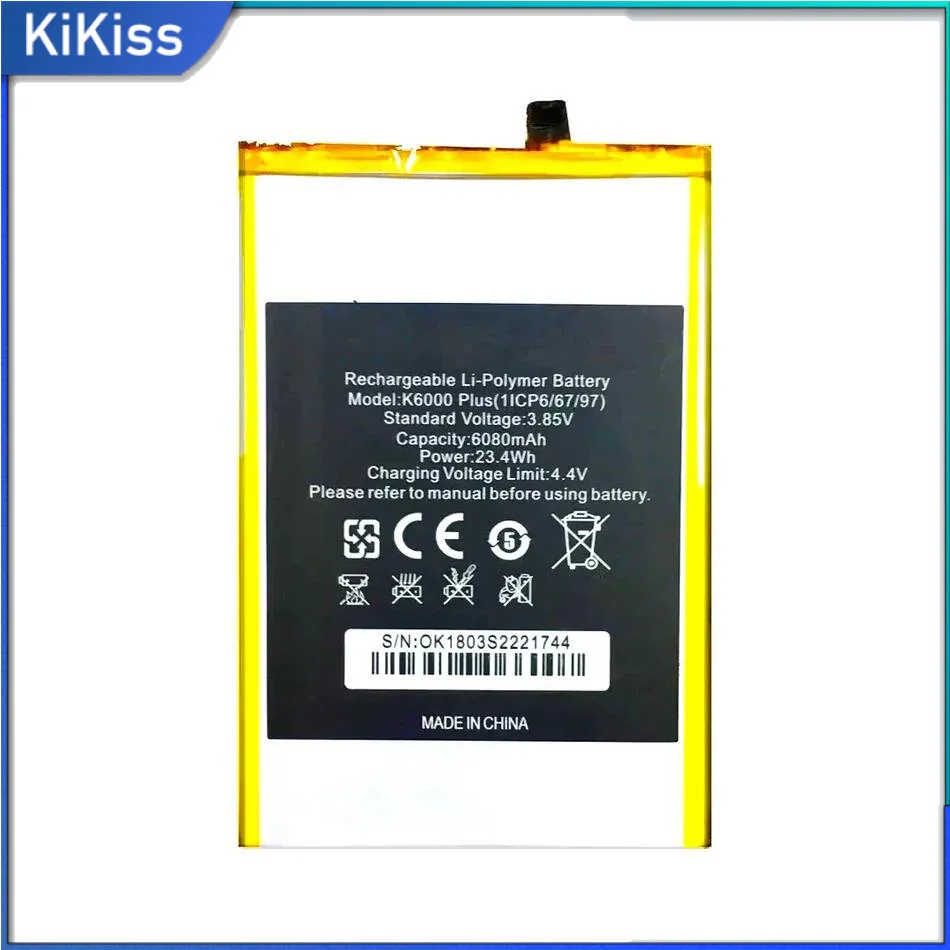 

Premium Replacement 6080Mah Mobile Phone Battery For Oukitel K6000 Plus
