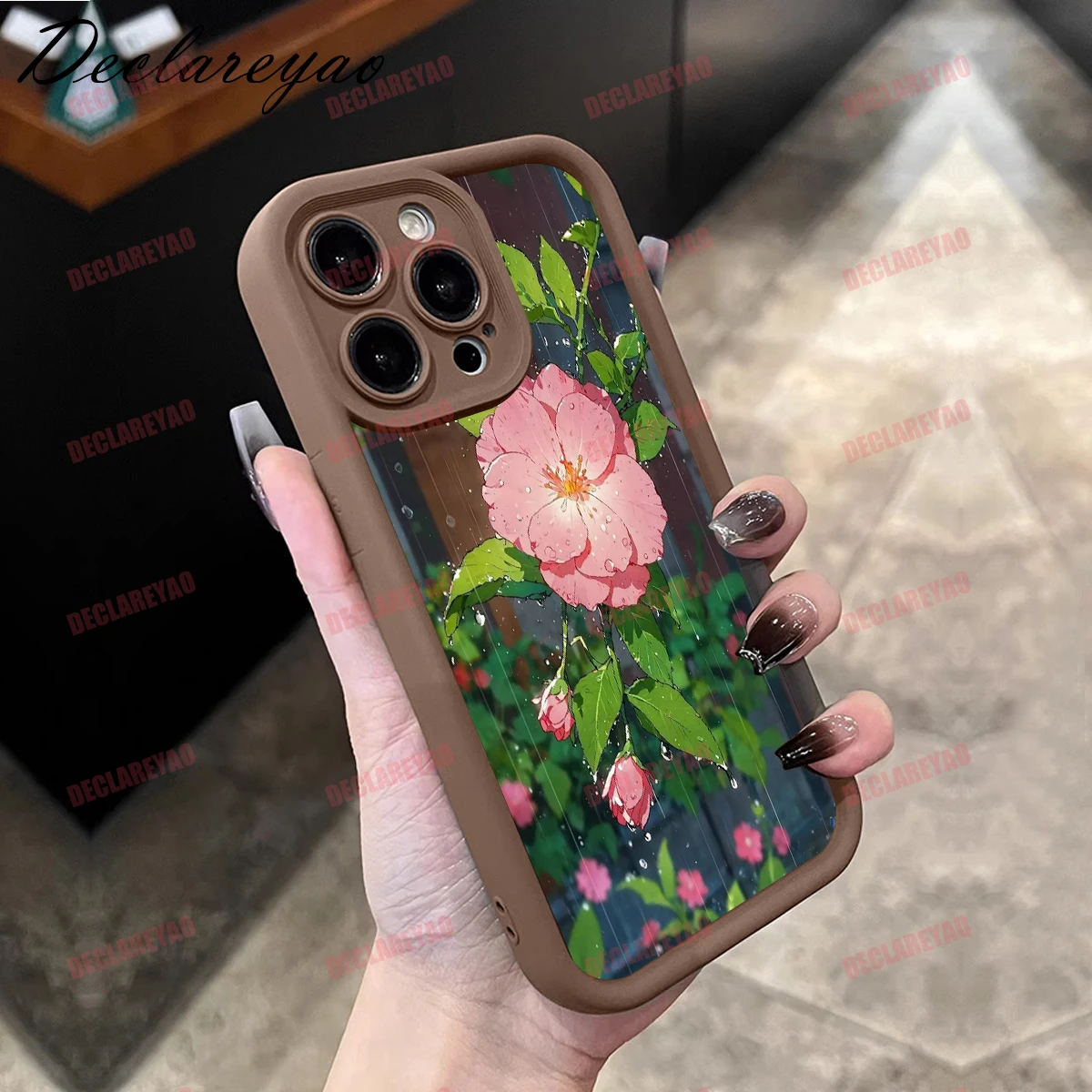 DECLAREYAO ماتي بولي يوريثان لينة خفيفة سليم حالات ل Realme 11 C15 P V13 2 Q3 50 C51 Narzo C17 C67 GT3 لايت C11 يغطي حافظة للصدمات