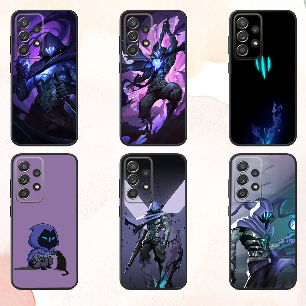 

V-Valorant O-Omen Phone Case For Samsung S25,S24,S21,S22,S23,S30,Ultra,S20,Plus,Fe,Lite,Note,10,9,5G Black Cover