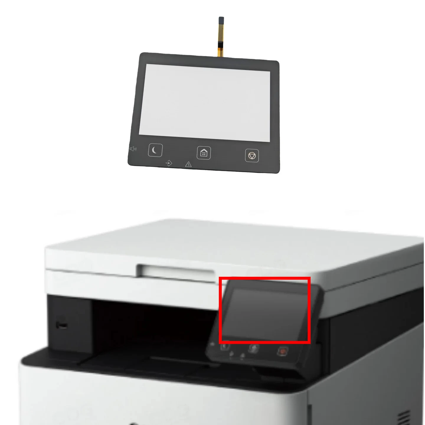 Touch Screen Panel Digitizer for Canon Image CLASS 645 MF631 633 641 635 745 MF641Cw, MF643Cdw Laser Colour Printer 