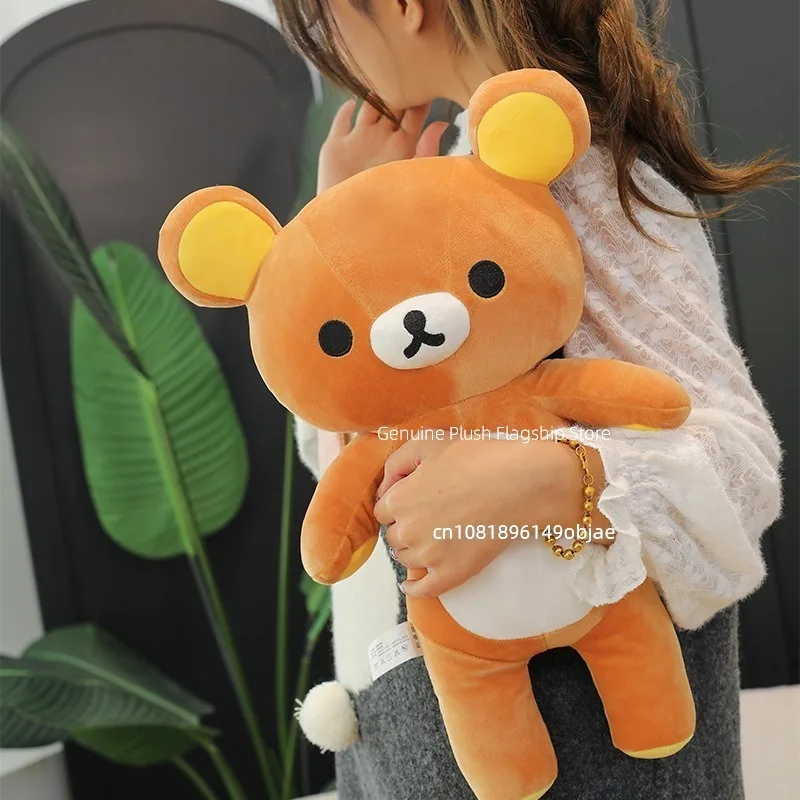 

35/45/75 см большой размер Rilakkuma Kawaii аниме плюшевая кукла украшенная комнатой плюшевые пижамы медведь подушка украшения праздничный подарок