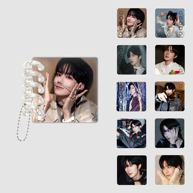 ضرب التلفزيون ABO الرغبة XingQiu CP ألبوم صور فضفاضة ورقة الاكريليك سلاسل المفاتيح هوانغ شينغ تشيو Dingjie سحر كيرينغ المشجعين حقيبة مفتاح قلادة #4