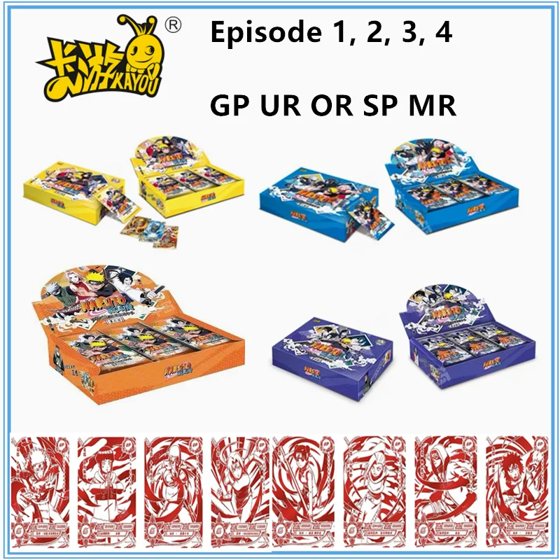 

Коллекционная коробка-бустер Наруто Kayou Wave1 2 3 4, классическая оригинальная SP GP или UR MR, оригинальная карта, детская игрушка в подарок