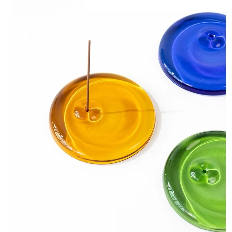 Creative niche high-end sense, plug base household indoor base ornament incense tray for gifts