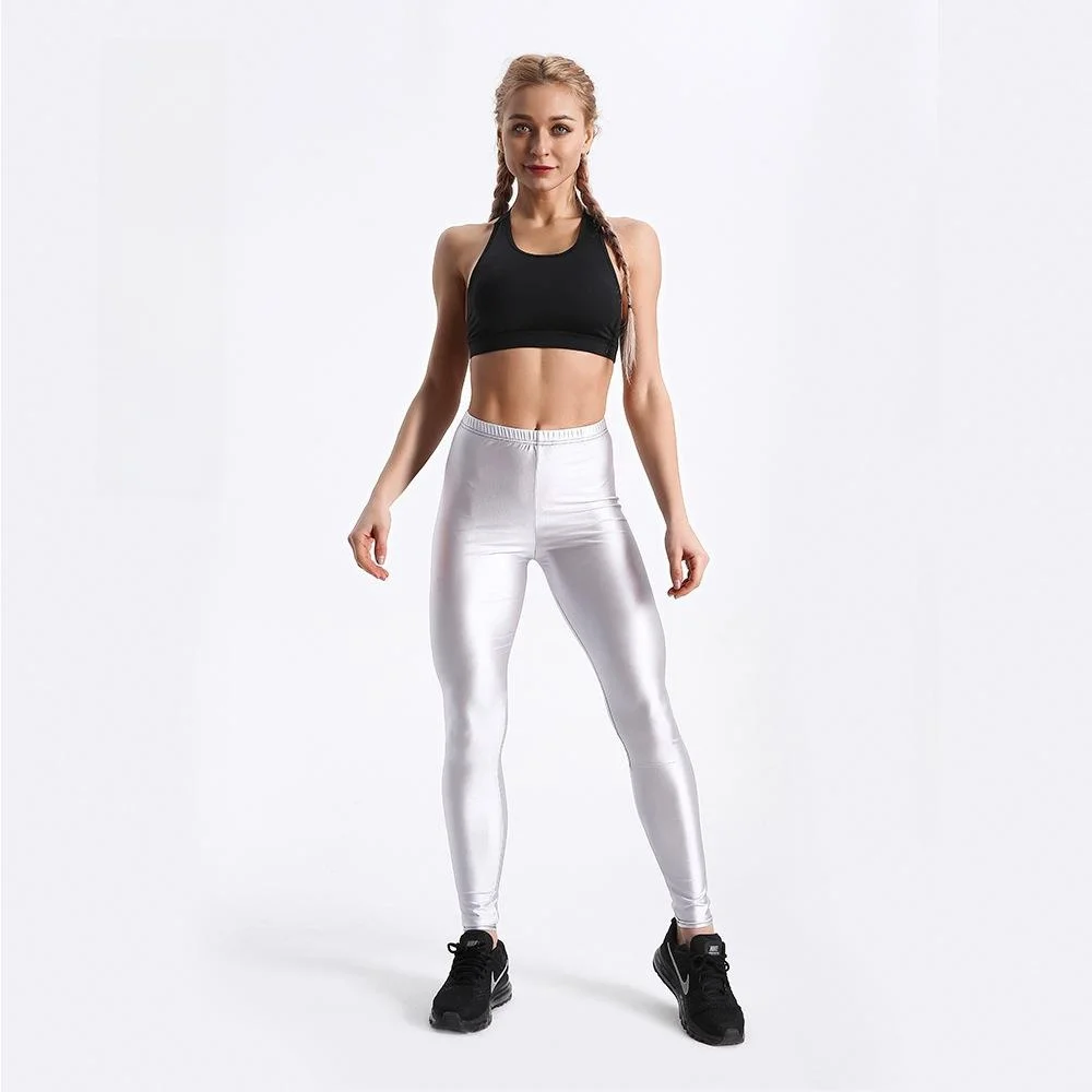 

Женские леггинсы Taohua с принтом, моделирующие фигуру, длинные брюки из полиэстера, весенняя коллекция, модные женские брюки