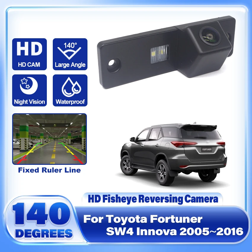 Rear View Camera Reversing Camera Car Back up Camera HD CCD Night Vision For Toyota Fortuner SW4 Innova 2005~2014 2015 2016