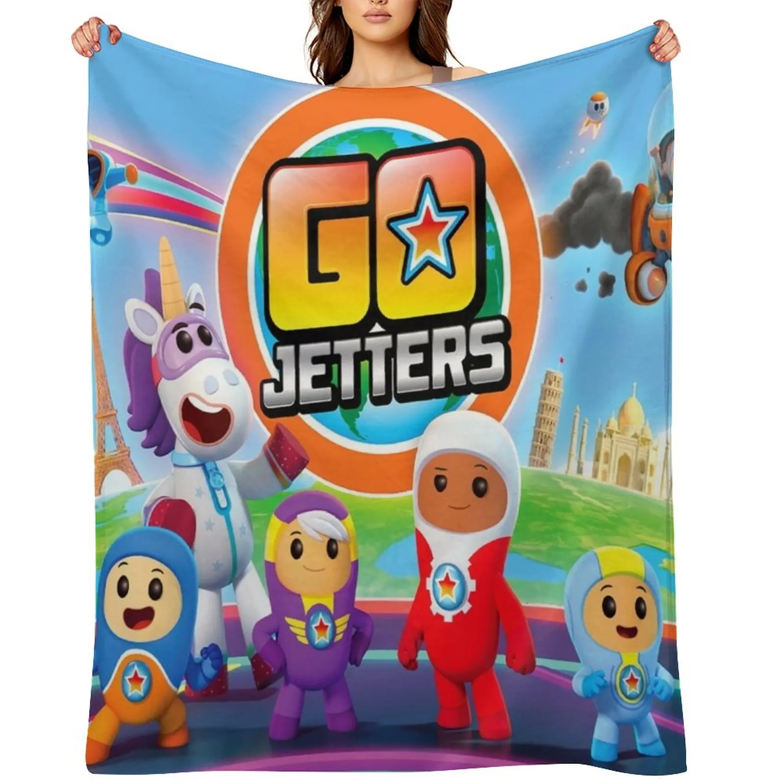 

Go Jetters Gift For Fans go jetters costume Throw Blanket Shaggy Luxury St Flannel Fabric For Baby Blankets