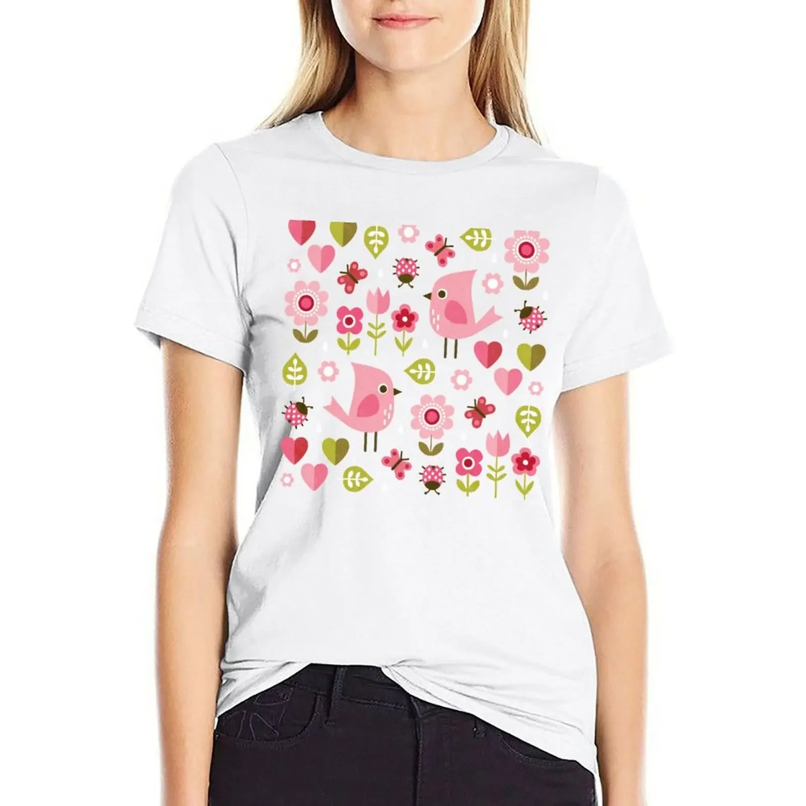 Jardin de l'Amour T-shirt anime clothes funny Woman fashion