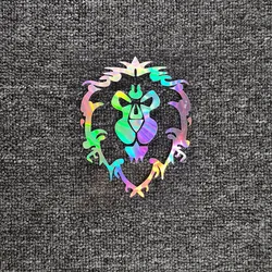 Car Stickers WOW World Of Warcraft Alliance Lion Reflective Decoration For Fuel Tank Cap Windshield Trunk Motorcycles Laptop D2