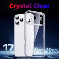 Transparent TPU Shockproof Protection Phone Case for iphone 17 Pro Max / 17Pro/17/Air/16Pro Max/16Pro/16+/16/16e- Crystal Clear