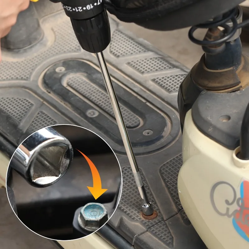 1/4 "3/8" 1/2 "محرك تمايل المقبس تمديد بار 250 مللي متر 10 بوصة طويلة الوصول اسئلة وجع محول الصلب أداة اليد لإصلاح السيارات