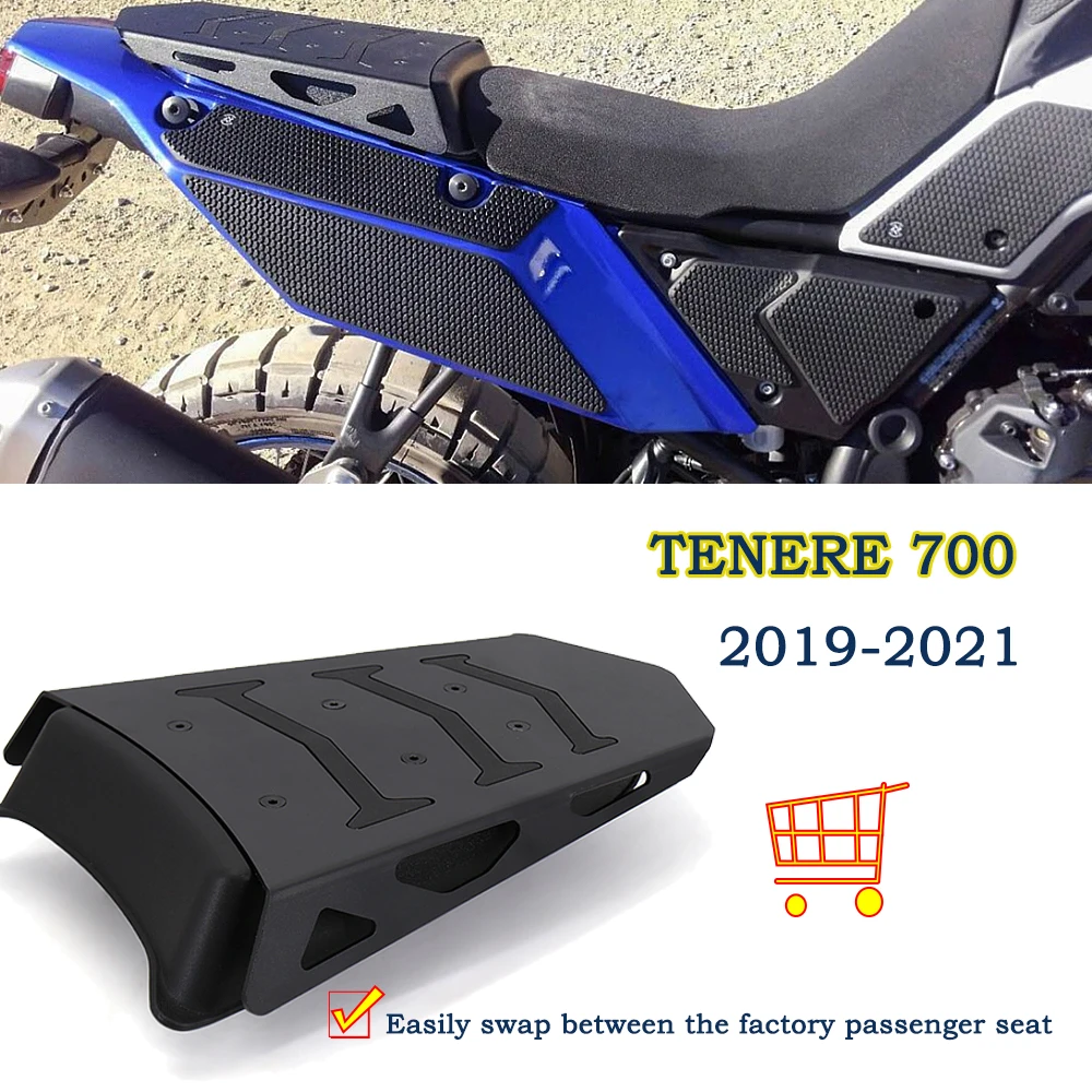 

NEW Black Motorcycle Accessories Seat Cover For Yamaha Tenere 700 2019 2020 2021 Mono Seat Rack