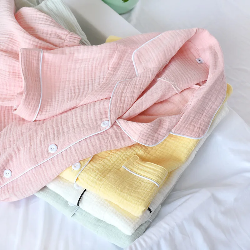 Summer Short Sleeved Shorts 2 Pcs Women's Pajamas Cotton Home Wear Simple Sweat Absorbing Breathable Sweet Clothes
