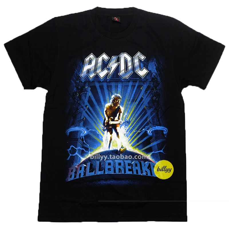 ACDC Band jalan raya Rock Band Punk untuk pria wanita Band grafis katun kaus musim panas lengan pendek mode Top kasual Vintage