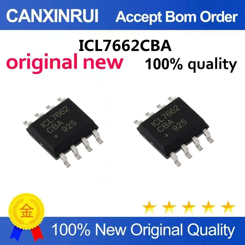 

ICL7662 ICL7662CBA ICL7662IBA SOP8 New Imported Chip Excellent Quality