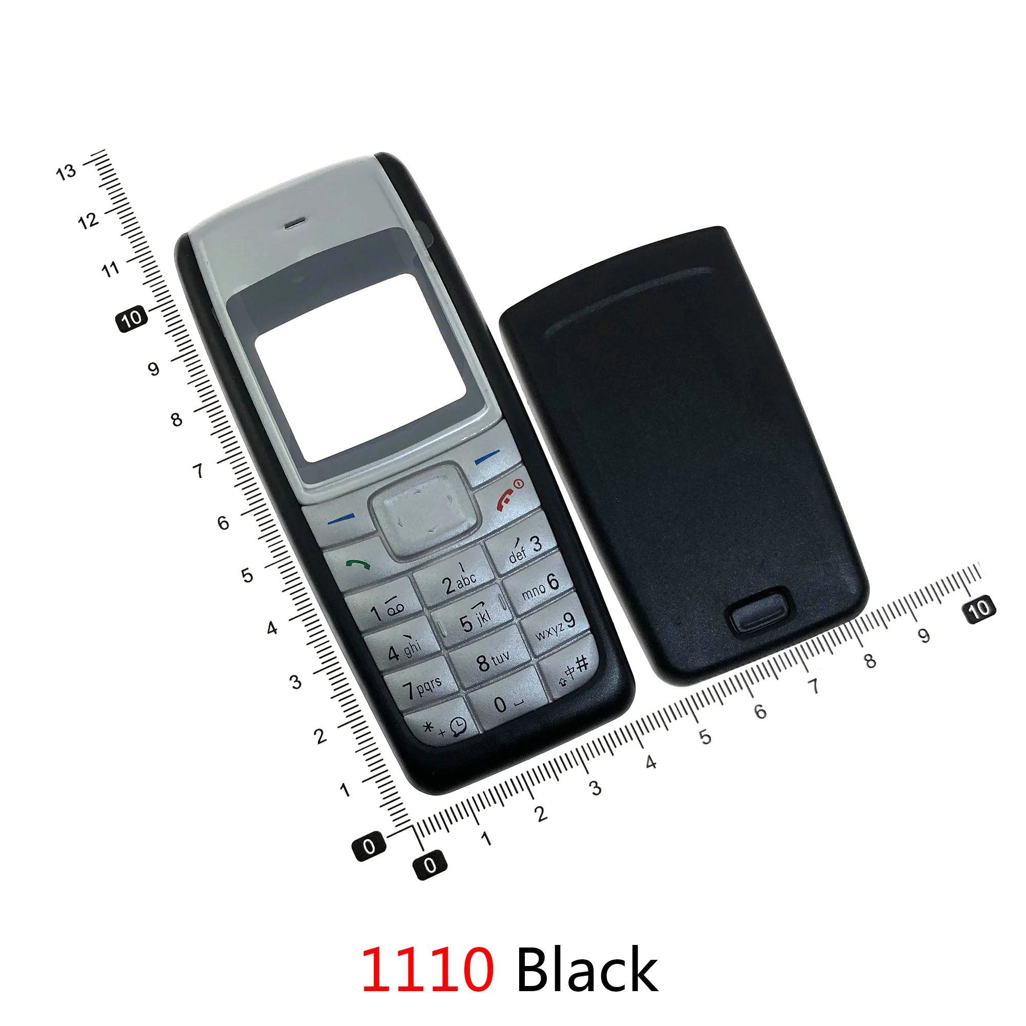 For Nokia 1110 1202 housing case battery back cover Complete front cover keyboard  Keypad