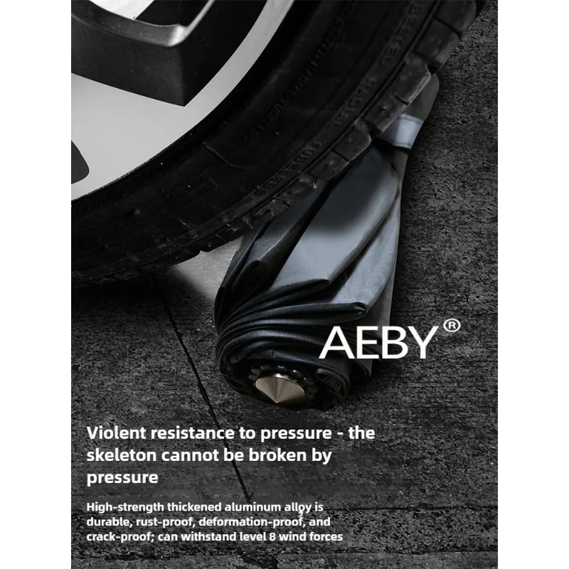 AEBY For BYD ATTO 3 2025 Compact Folding for Sun & Rain,Automatic Compact Sunshade,Automatic Folding Umbrella,Windproof Portable