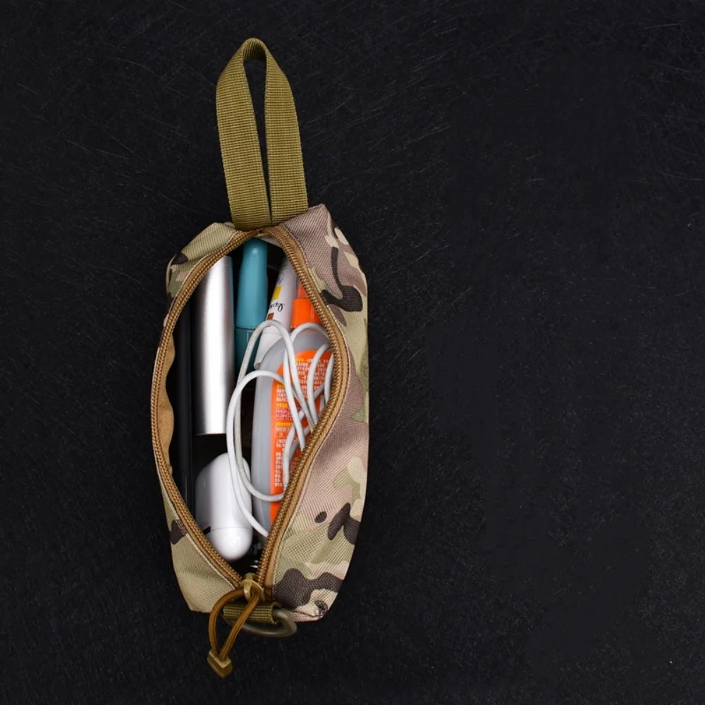 Bolsa de caza al aire libre, bolsa de camuflaje, bolsas de almacenamiento EDC portátiles para múltiples herramientas, bolsa táctica Molle, bolsa de aseo para correr y acampar
