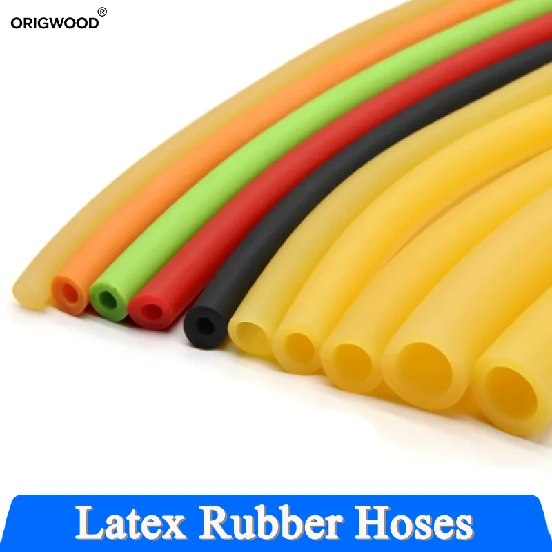 2/10m Latex Rubber Hoses ID1.6/1.7/1.8/2/3/4/5/6mm Good Quality Slingshot Catapult Speargun Tension Belt Elastic Rubber Band