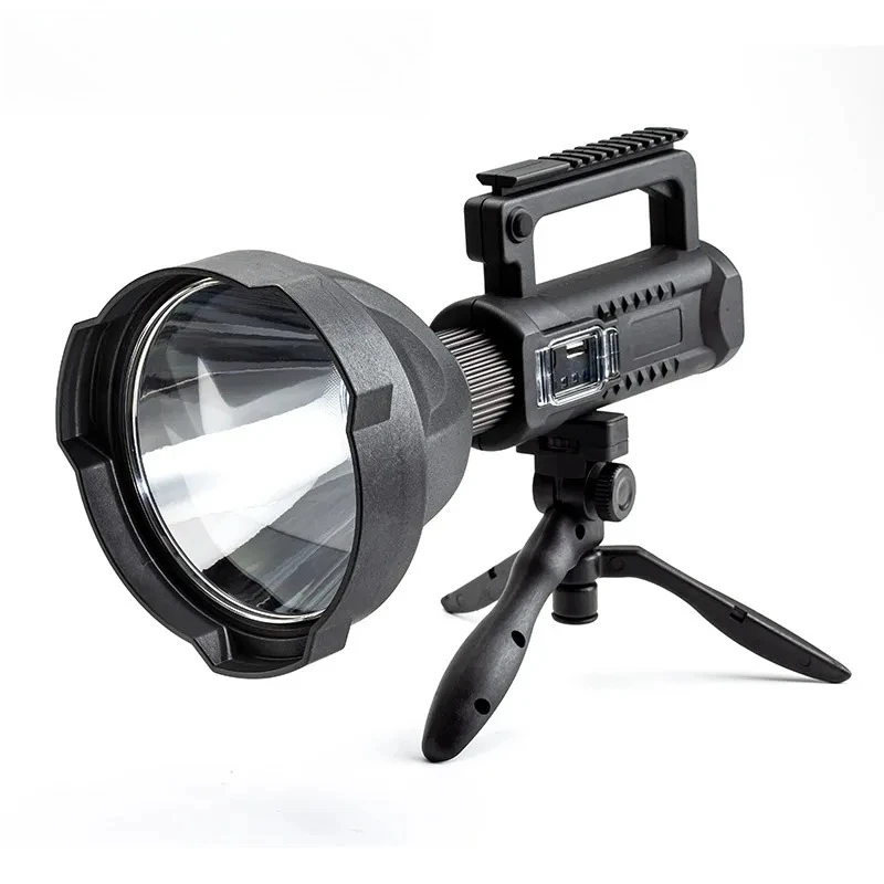 

Rechargeable Searchlight Outdoor Waterproof High Power Lighting Flashlight 8000 Ma Large Capacity