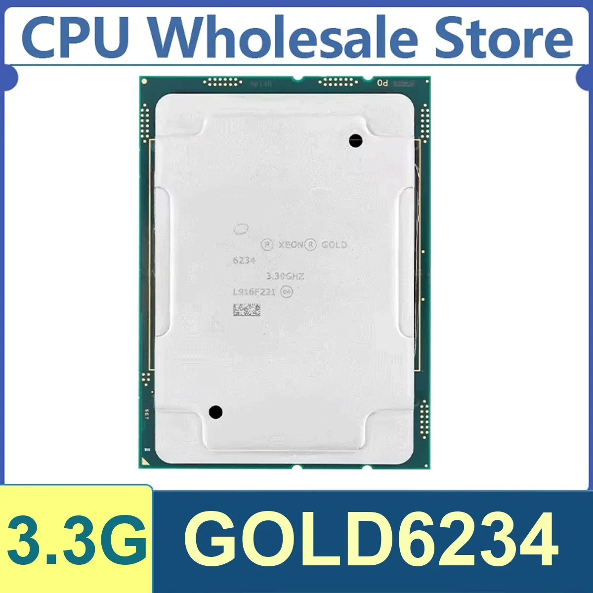 Xeon GOLD6234 8 Kerne 16 Threads 3,3GHz 125W 22,0MB Cache 14nm Skylake-SP DDR4-2933 MHz SR3K6 LGA3647
