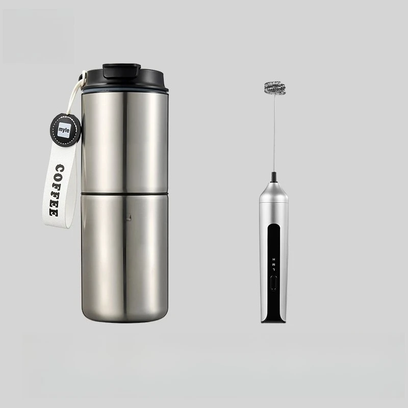 

Portable coffee machine, outdoor small, hand-brewed coffee machine grinding integrated, household