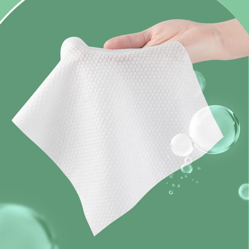 50/100 Sheet/Bag High Quality Wash Face Towel Cleaning Wipes Makeup Remover Soft Cotton Towels Dry Wet Skin Care Paper Wholesale