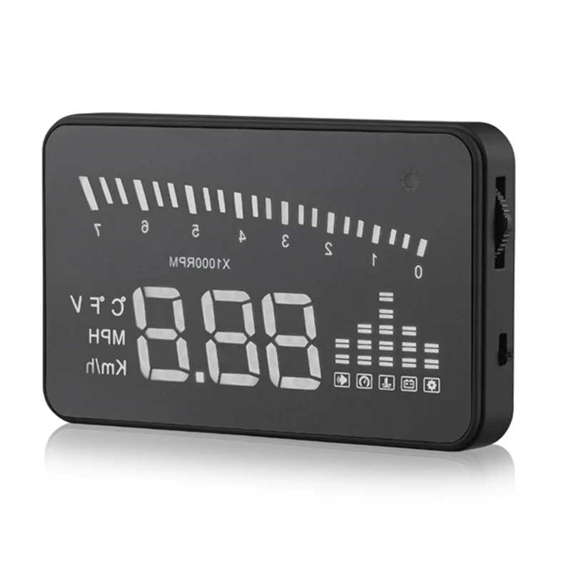 X5 Car HUD Head-Up Display OBD Speed Projector Universal