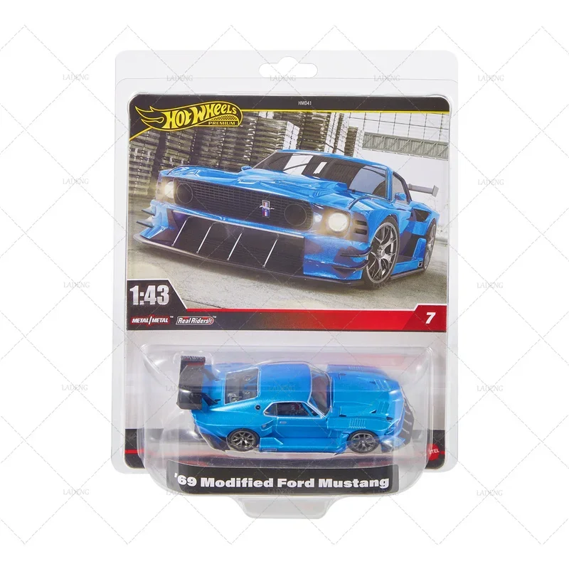 Hot Wheels-Diecast Premium Brinquedos de Carro para Meninos, Porsche Taycan Turbo Cross Turismo Ram 4x4 Ford Mustang Mach Presente, 1:43, original