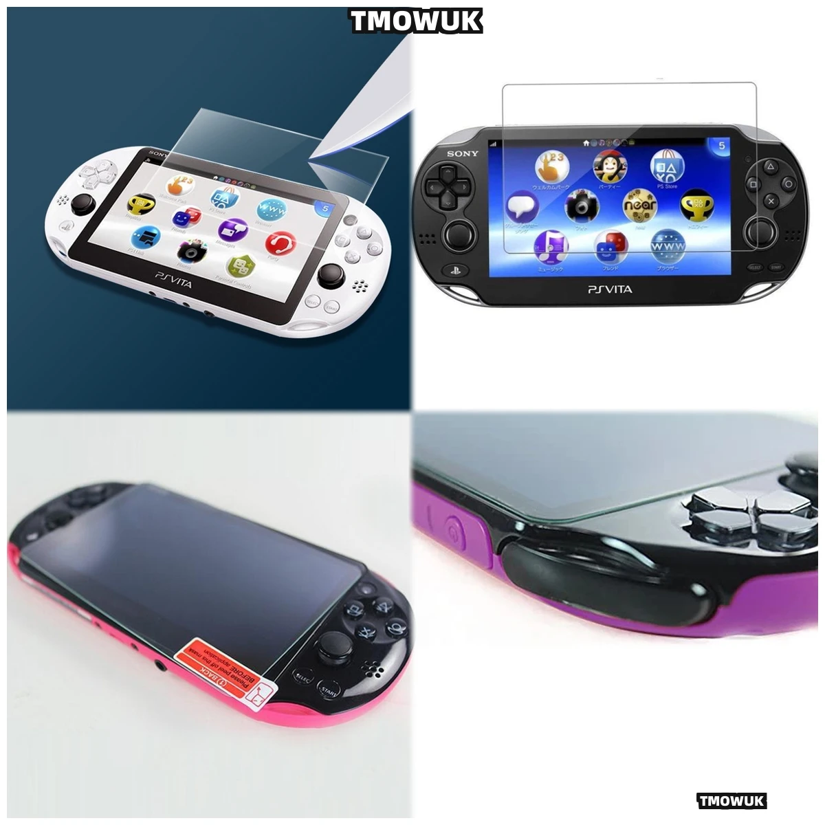 

Shatterproof Tempered Glass Guard For PS Vita 1000 2000 - Scratch Resistant, Ultra-Clear
