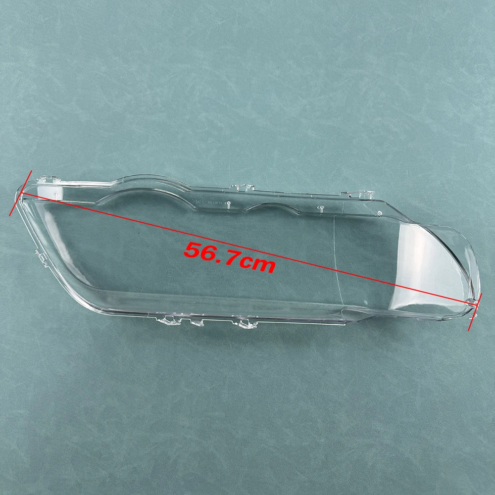 ل BMW X5 E53 2000 2001 2002 2003 سيارة الجبهة غطاء المصباح السيارات كشافات عاكس الضوء غطاء المصباح رئيس ضوء المصباح زجاج عدسة قذيفة #3