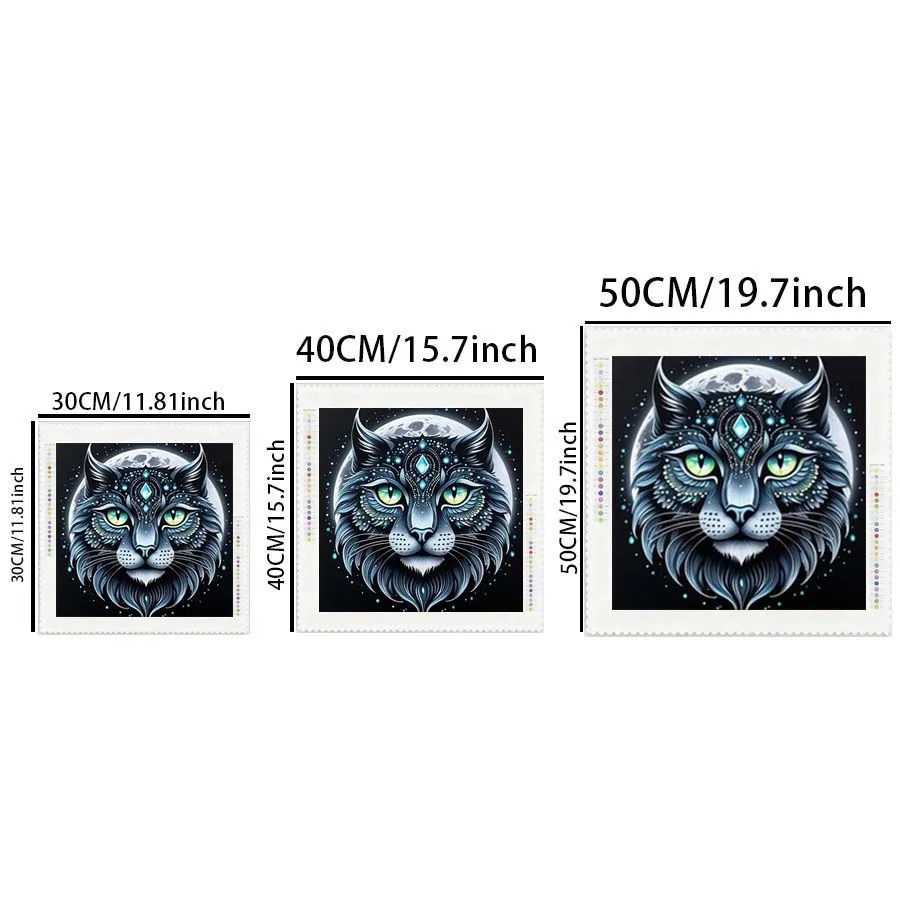 1 piece of 5D DIY flocking cloth, special drill, diamond painting kit, moon, planet, pattern mosaic, diamond art