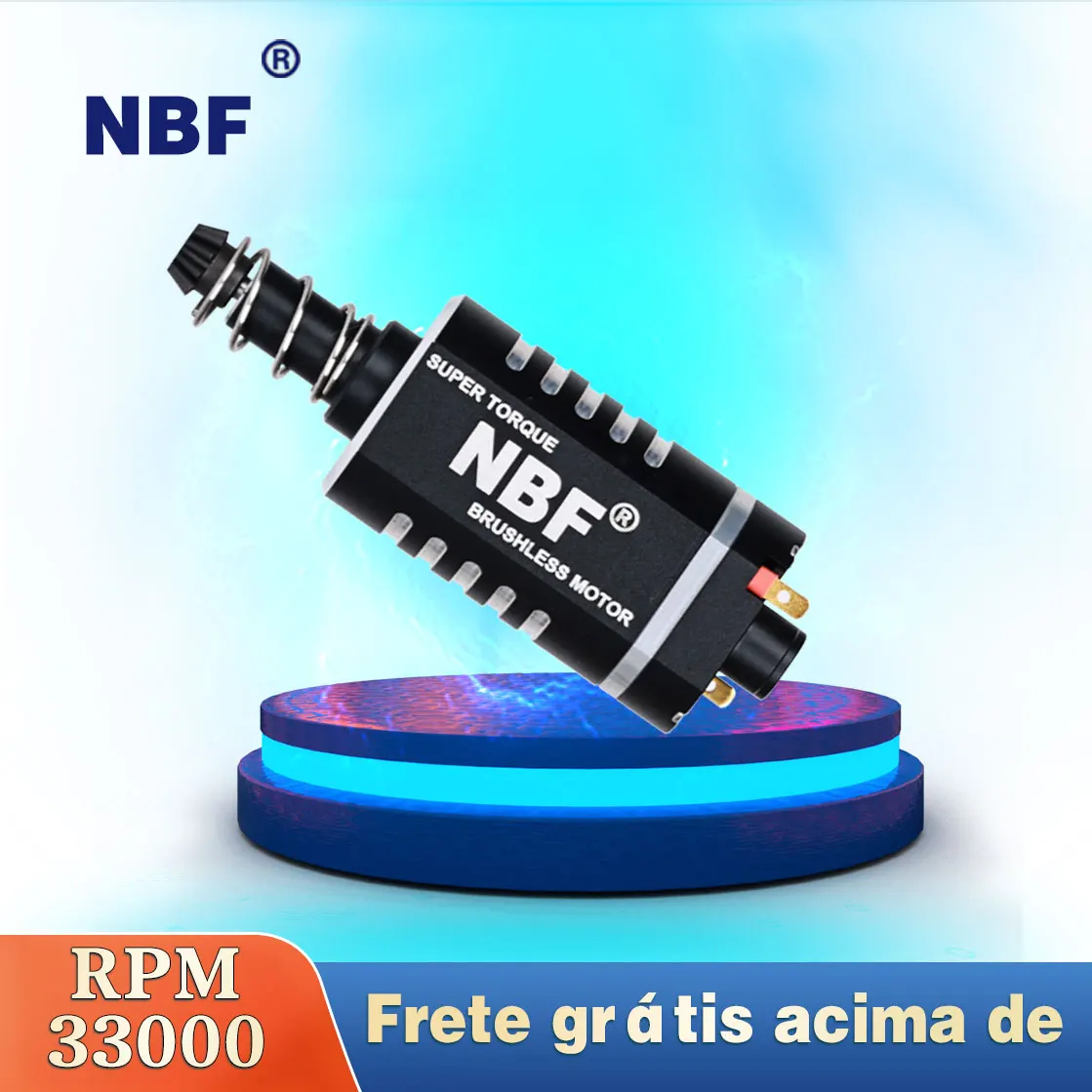 

Двигатель NBF 480 с ультра крутящим моментом, длинная ось RPM33000, сильный магнит для M16/M4/MP5/G3/P90 AEG — высокопроизводительное обновление для страйкбола