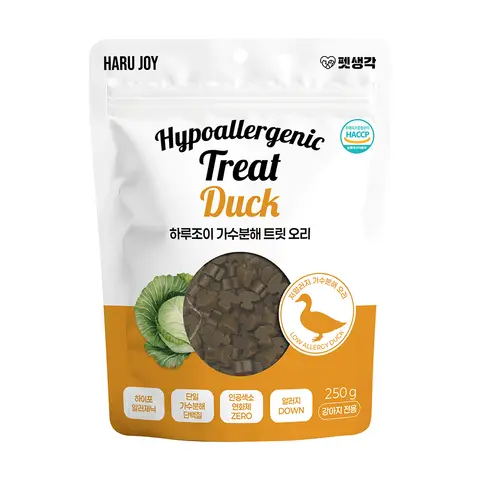 펫생각 하루조이 가순분해 트릿 오리 250g 펫생각 하루조이 가순분해 트릿 오리 250g