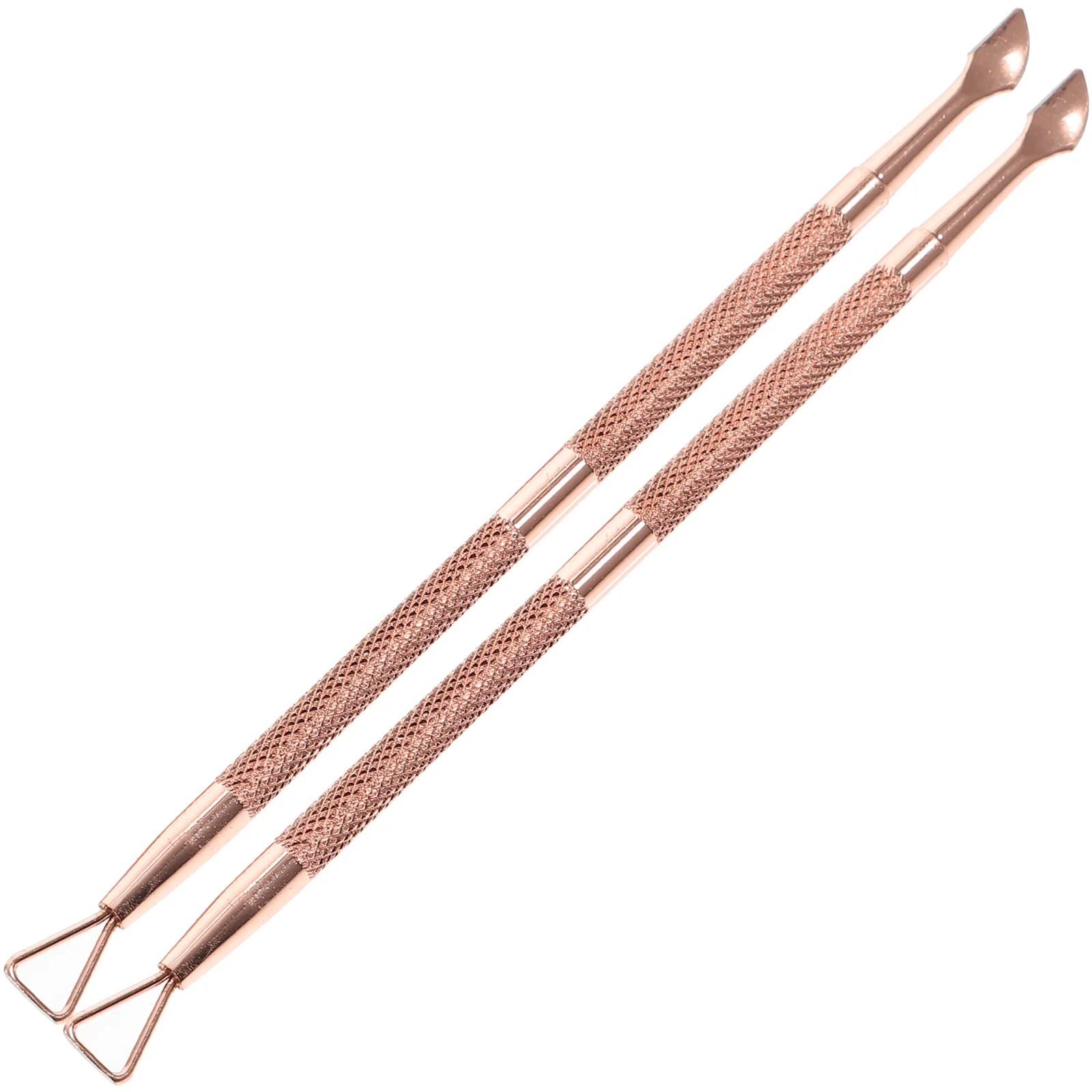 2pcs Stainless Steel Cuticle Pusher Dead Skin Remover Tool For Manicure Nail Art Gel Polish Scraper Professional Nail Cleaning