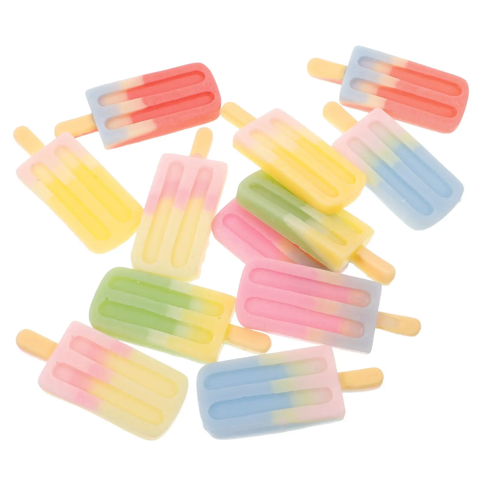 

15 Pcs Simulation Miniature Dessert Accessories DIY Phone Cover Charms Sturdy Tiny Props Montessori Educational