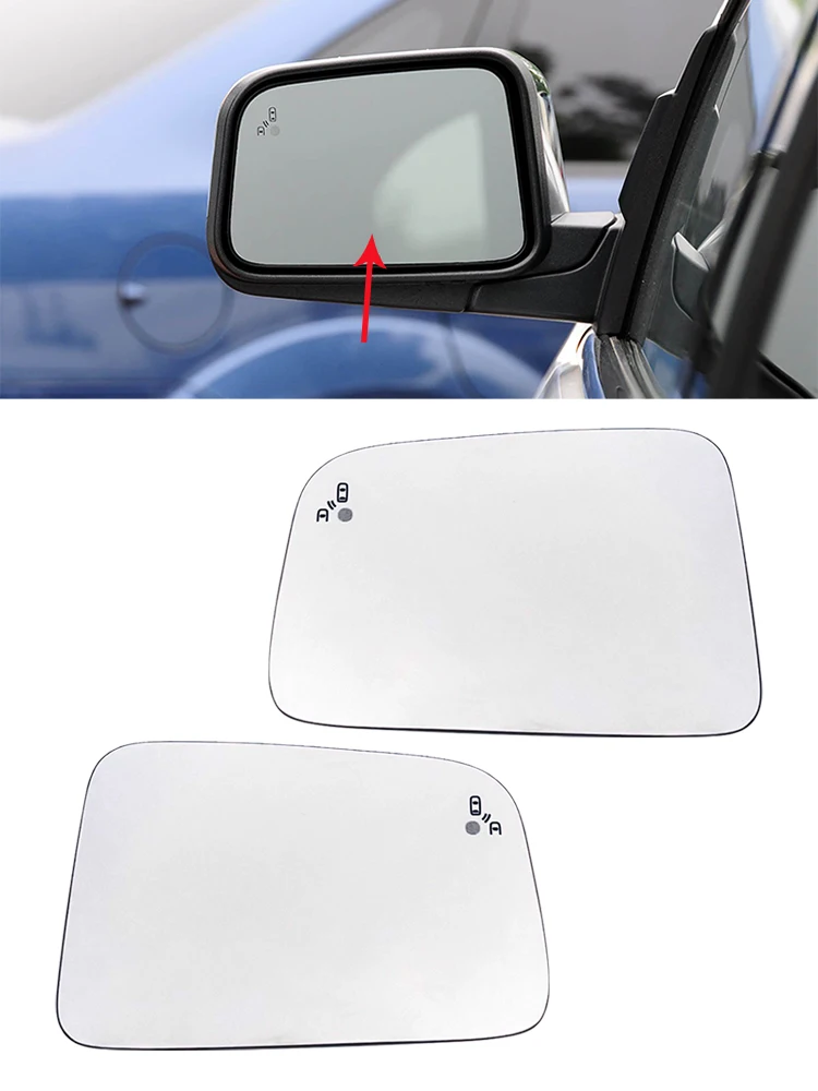 

For Ford Edge 2009 2010 2011 2012 2013 2014 Rearview Mirror Reflective Glass with Blind Spot and Heating