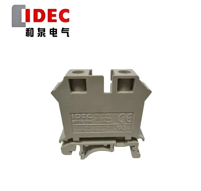 متوفر مخزون IDEC الأصلي الجديد: كتل طرفية كهربائية Ishikawa BY1K-10N وBY1K-2.5N #1
