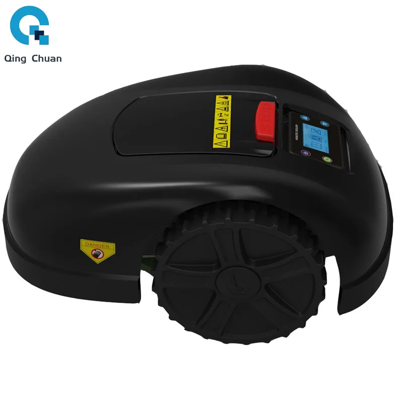 روبوت قص العشب الذكي مع تغطية 1/4 أكرًا 2.5-3 ساعات وقت العمل، طرق قابلة للبرمجة، جهاز تحكم عن بعد، واي فاي/4G/BlueTooth/App