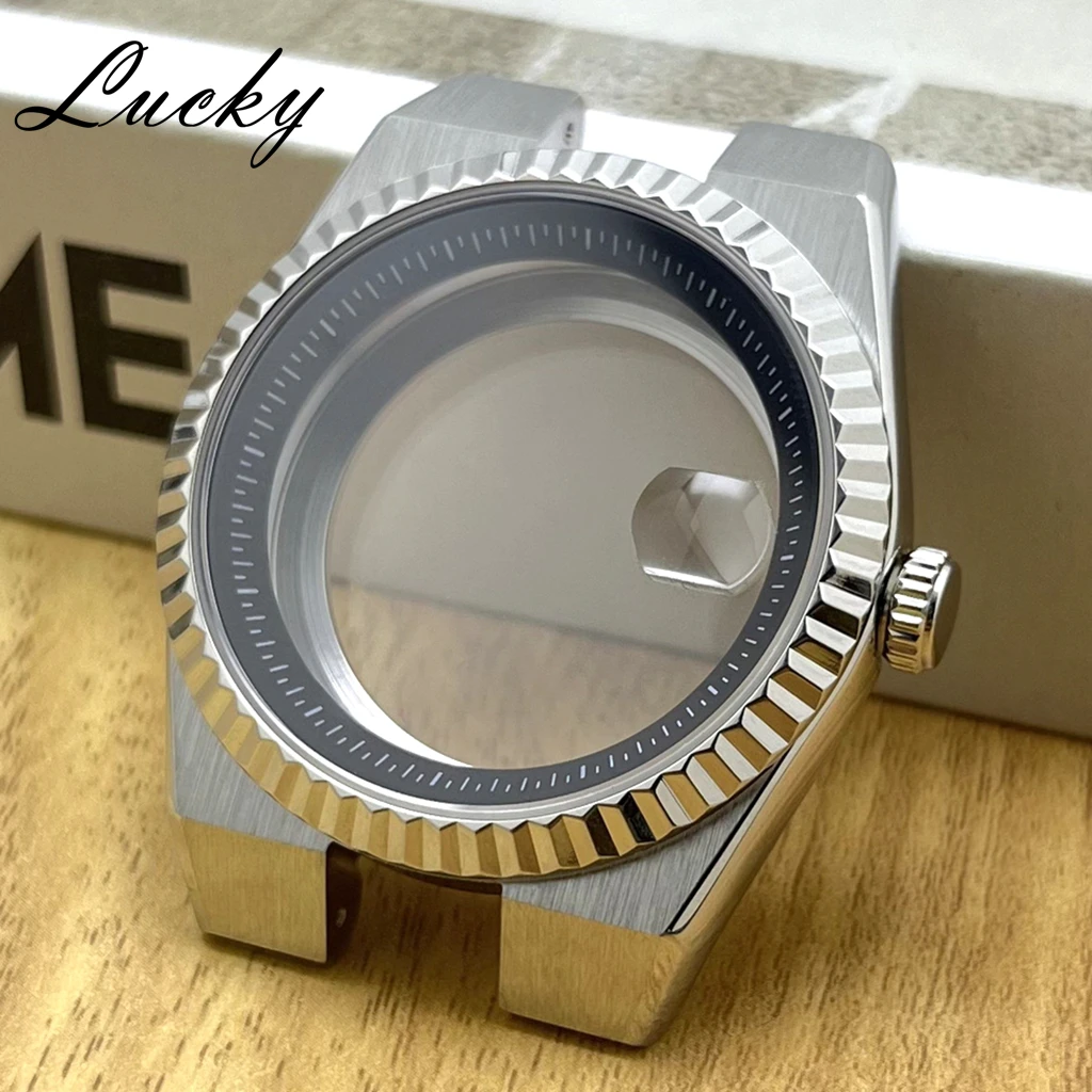 

40 мм высококачественный корпус часов Land-Dweller с сапфировым стеклом для циферблата 28,5-29 мм подходит для NH34 NH35 NH36 аксессуары для часов с механизмом ﻿