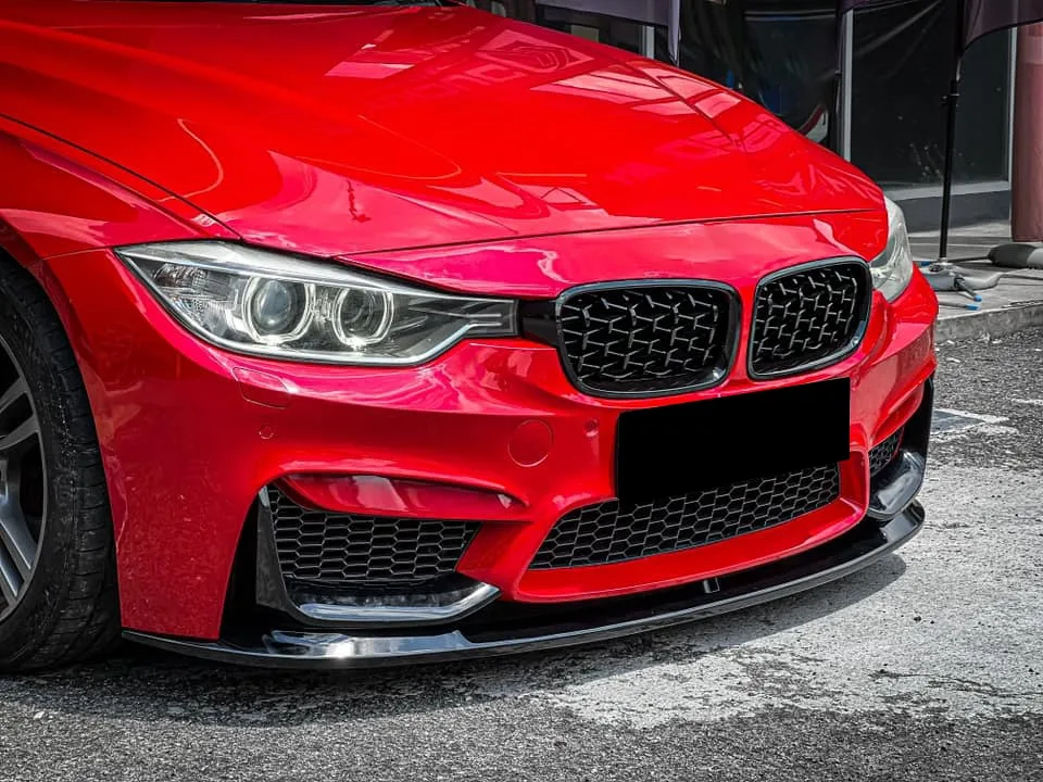 Xvip glänzender Double Line Style Front stoßstangen grill für BMW 3er F30 F31 F35 2013-19 320i 325i 328i Silber Diamant grill – Detail 31
