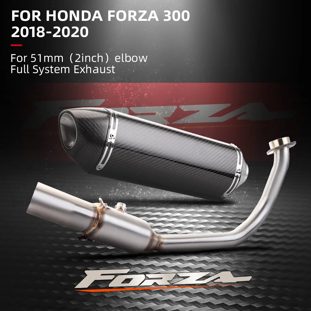 Full Exhaust System For Forza 250/300 2018-2020 Slip-On Headers
