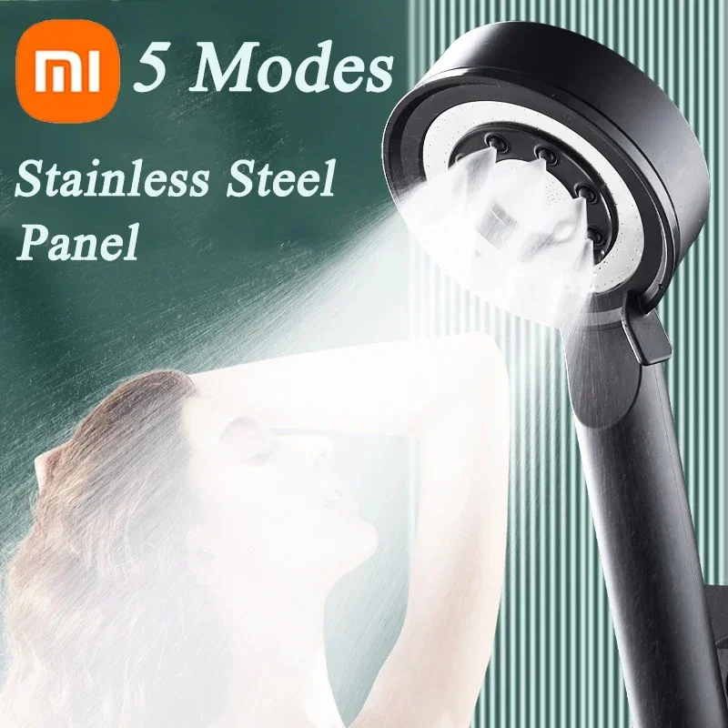 Xiaomi Shower Head 5 Modes High Pressure Water Saving Nozzle Powerful Pressurized Spa Handheld Showers Bathroom Accessories New